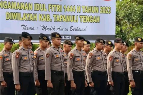 Polres Tapteng Gelar Apel Pasukan Ops Ketupat Toba 2023 INFOKINI