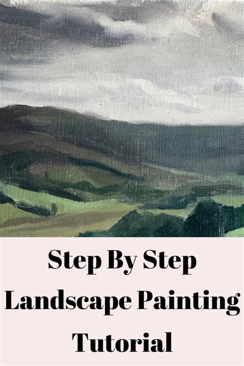 How to paint a landscape step by step landscape painting tutorial – Artofit