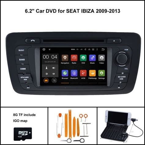 Android 5 1 CAR DVD Player For SEAT IBIZA 2009 2013 GPS SAT NAVI