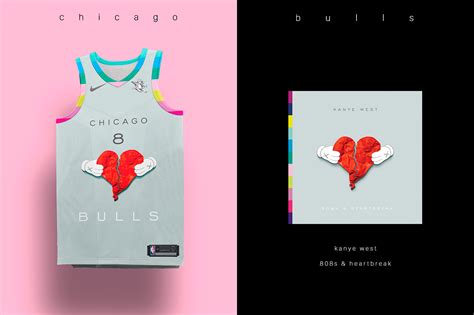 Album Covers X Nba Jerseys On Behance