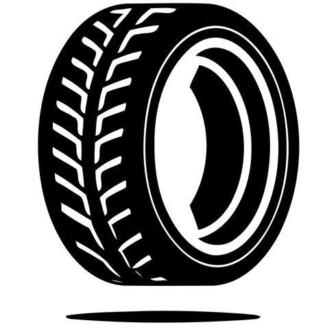 Passenger Car Tire Black And White 21771829 Vector Art At Vecteezy