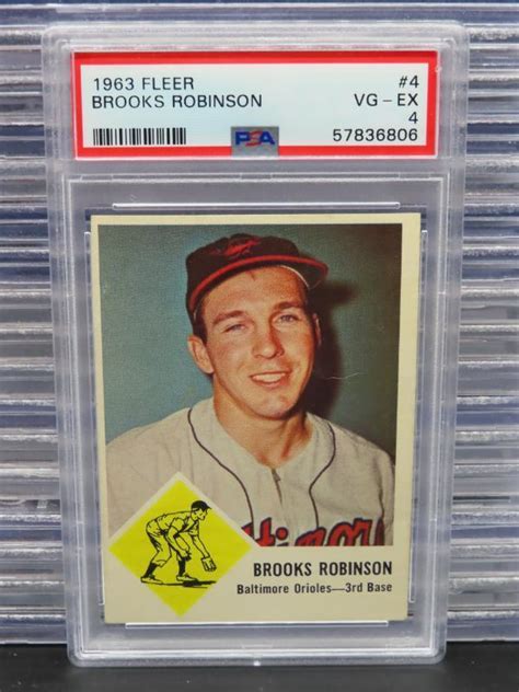 1963 Fleer Brooks Robinson 4 PSA 4 Baltimore Orioles EBay