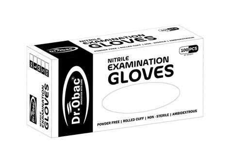 Nitrile Examination Gloves (Black) - Dentomart.com