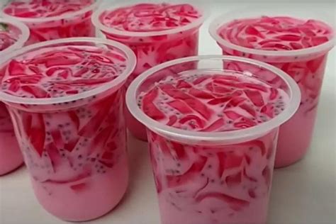 Resep Dan Cara Membuat Es Lumut Jelly Yang Kekinian Enak Dan Segar