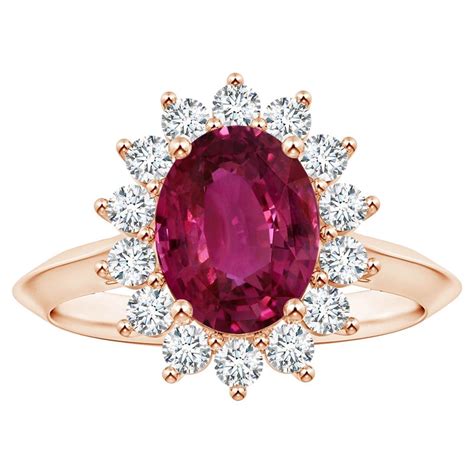 Customizable Angara Princess Diana Inspired Gia Certified Pink Sapphire