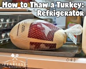 How to Thaw a Turkey - My Fearless Kitchen