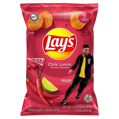 Lays Potato Chips Chile Limon Flavor Oz Bag Lays Potato