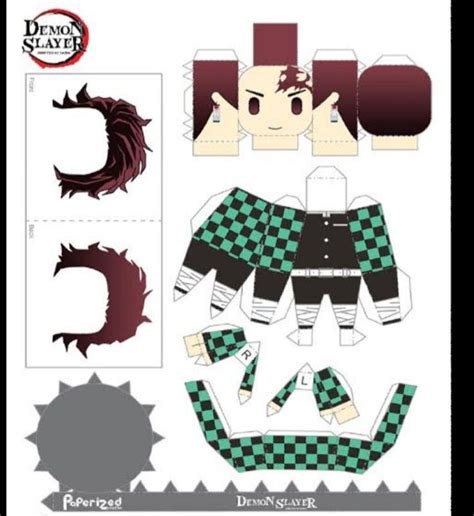 Anime Papercraft Template