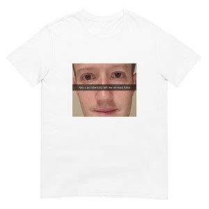 Mark Zuckerberg Meme Funny Print Short-sleeve Unisex T-shirt - Etsy