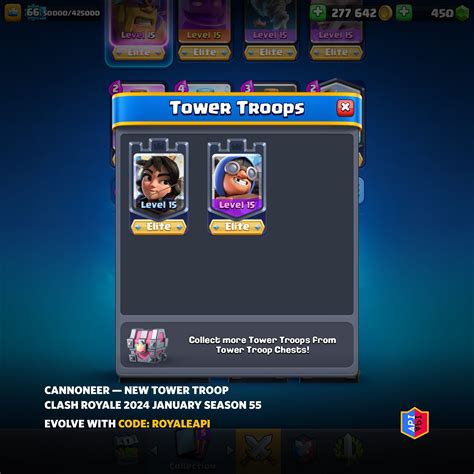 Cannoneer The New Tower Troop Stats Sight Range New Chest And