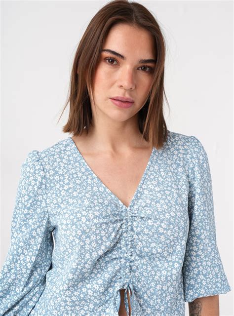 Ripley BLUSA MANGA LARGA MUJER INDEX CLARA