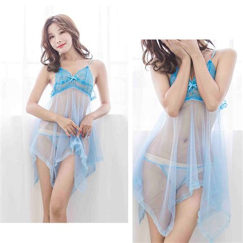 Jual Gummy Bt Pakaian Lingerie Sexy V Neck Model Renda Serat Mesh