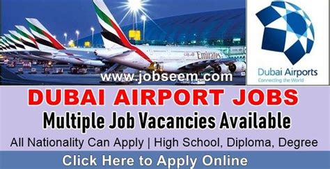 Dubai Airport Jobs In Uae Multiple Job Career Vacancy At Dxb Airport Uae