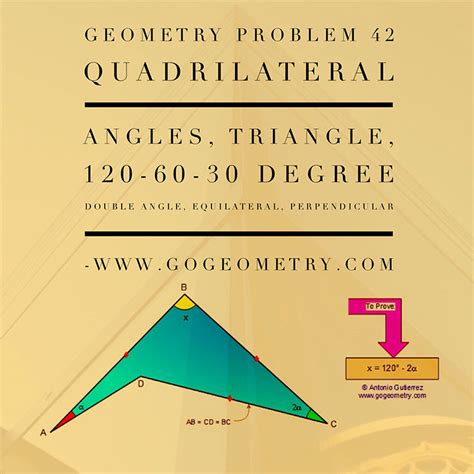 Geometry Problem 42: Angle, Triangle, 30-60, 120 Degrees