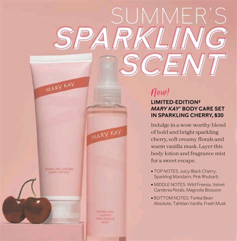 Sparkling Cherry Body Care Set Limited Edition Mary Kay Etsy