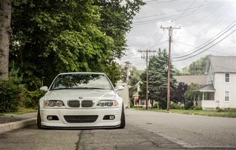 Wallpaper White Street Bmw Bmw Before White Tuning E For