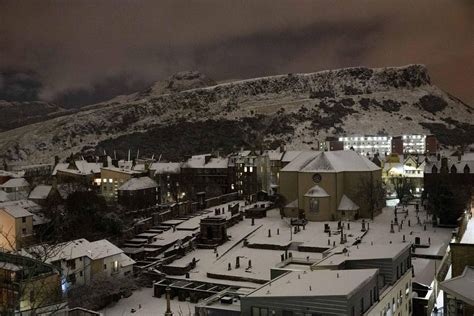 Edinburgh weather: Forecast for next week as snow, sleet and ice set to ...