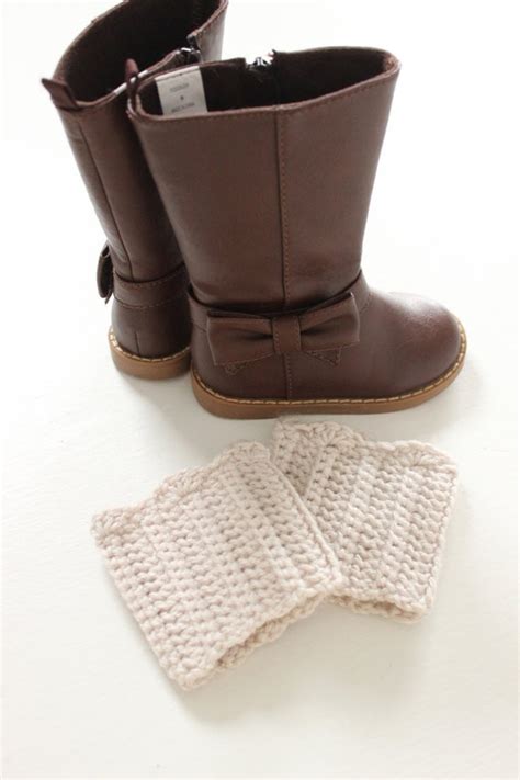 Toddler Boot Cuffs Book Socks for Baby Crochet Boot Cuffs