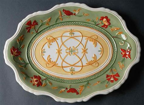 Bellacara 16 Oval Serving Platter By Fitz Floyd Fitz And Floyd