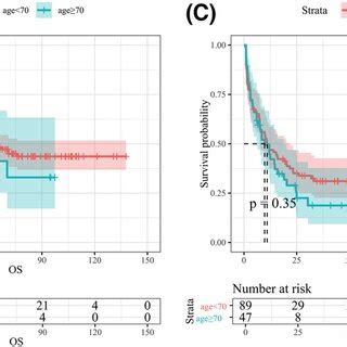 Survival Plot Comparing Survival In Subgroup Analyses Of Patients With