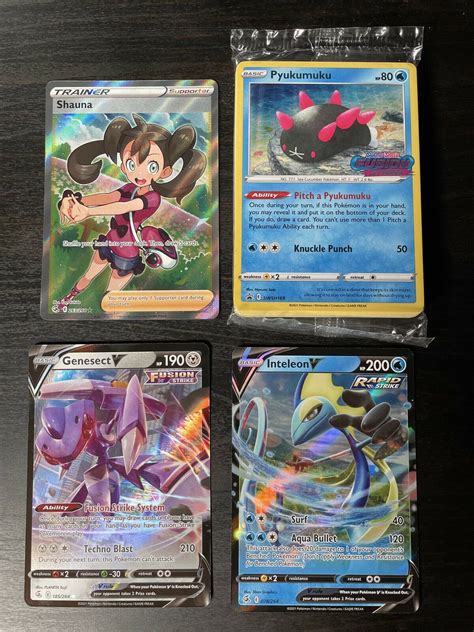 Mavin Shauna Full Art Trainer Genesect Inteleon Pyukumuku Promo