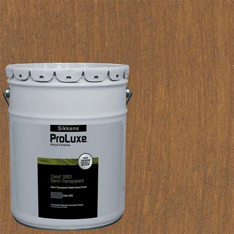 PPG ProLuxe 1 Gal HDG ST 213 Butternut SRD Exterior Semi Transparent