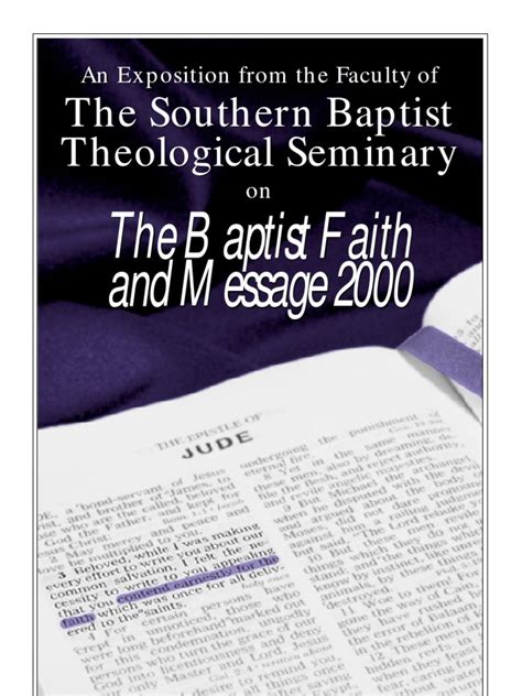 Baptist Faith And Message Pdf Justification Theology Born Again