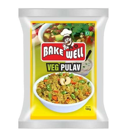 G Bake Well Veg Pulav Masala Powder Packaging Type Packet At Best