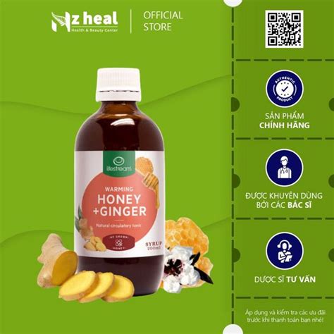 siro gung mat ong lifestream honey ginger syrup ml nzheal