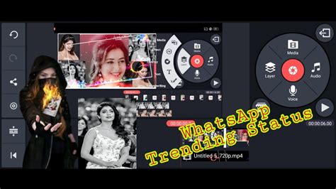 How To Make Colourful Whatsapp Trending Status Kinemaster Editing