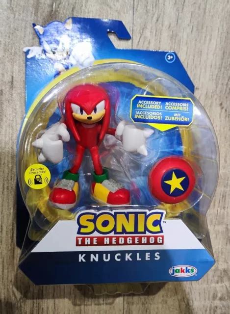 Sonic The Hedgehog Articulated Figure Cm Knuckles Spring Jakks