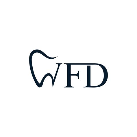 WFD dental logo design 9279579 Vector Art at Vecteezy