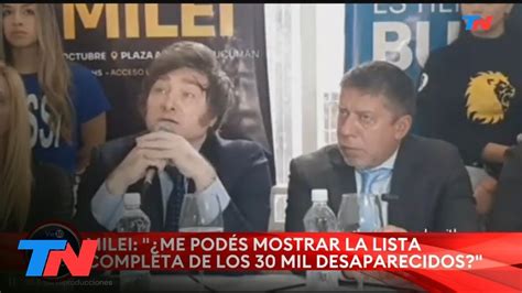 JAVIER MILEI Me podés mostrar la lista completa de los 30 mil