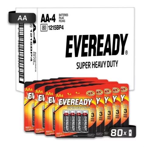 Pila Eveready Carbon Zinc Aa Blister Unidades Meses Sin Inter S