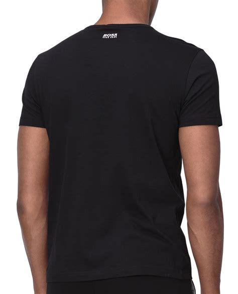 Hugo Boss Men S Cotton Graphic Digital Logo Regular Fit T Shirt Tee