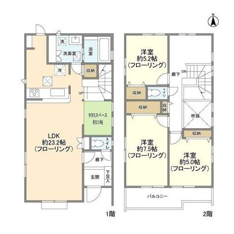 総武線 新検見川駅 地上2階建て 築1年未満 千葉県千葉市花見川区朝日ケ丘4丁目 195万円／3ldk 洋室5 洋室52 洋室75