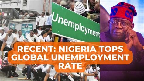 Recent Nigeria Tops Global Unemployment Rate Evening Rush Youtube