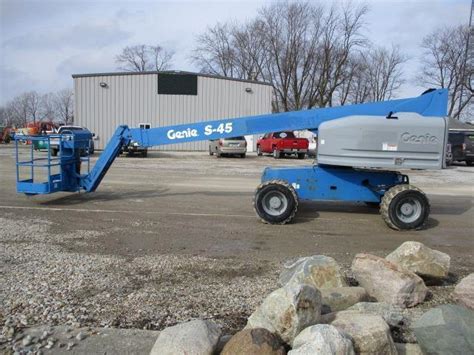 2006 Genie S45 Telescopic Straight Boom Lift Aerial Lift With Jib 45