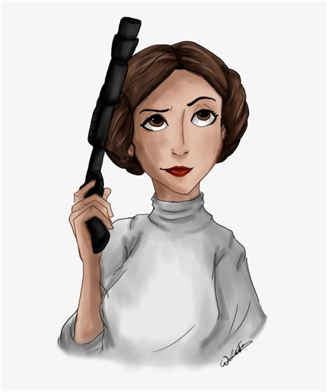 Cartoon Princess Leia Png Star Wars Princesa Leia Png Free