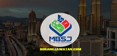 Jawatan Kosong Majlis Bandaraya Subang Jaya (MBSJ), Mohon Sekarang ...