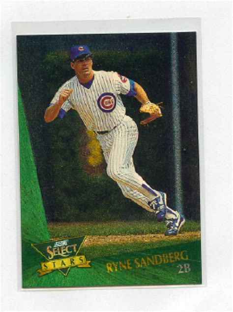 Ryne Sandberg Score Score Select Stars Values Mavin