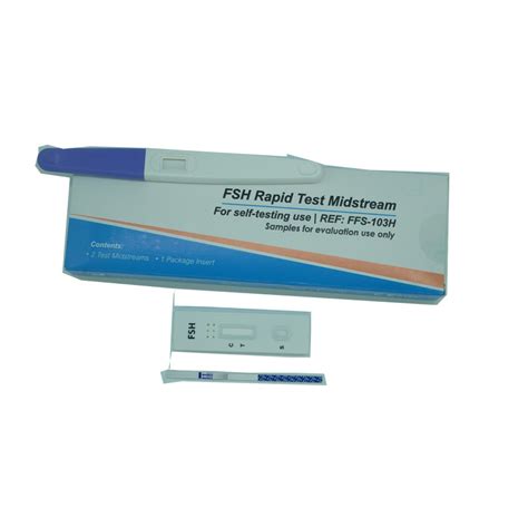 Low Cost Home Use Fsh Urine Pregnancy Fertility Test Kit Of Strip Cassette Midstream China