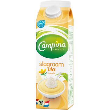 Campina Slagroom Vla 1L Bestellen Zuivel Eieren Boter Jumbo