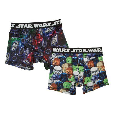 Star Wars Lucasfilm Star Wars Boys Underwear 2 Pack Boxer Briefs Little Boys And Big Boys