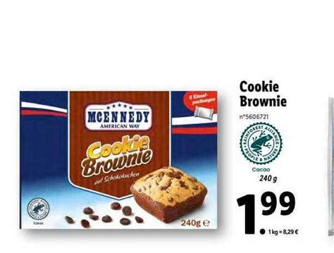 Promo Mcennedy Cookie Brownie Chez Lidl