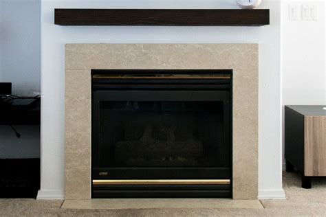 Simple Marble Fireplace Surround Upgrade