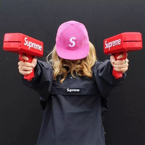 Supreme Cash Cannon Money Gun Make It Rain Money Gun Red - Other