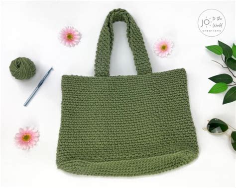 Easy Crochet Tote Bag Pattern Free Jo To The World Creations