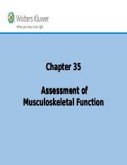 Chapter Pptx Chapter Assessment Of Musculoskeletal Function