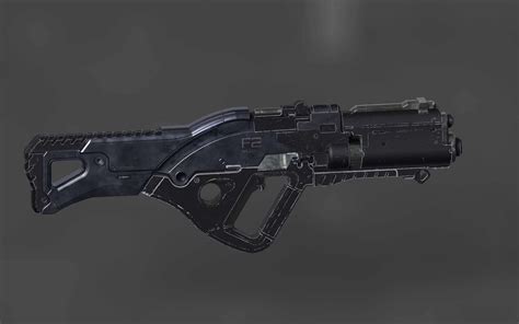 Concept 003 Sci Fi Gun 3d Model By Sergey971